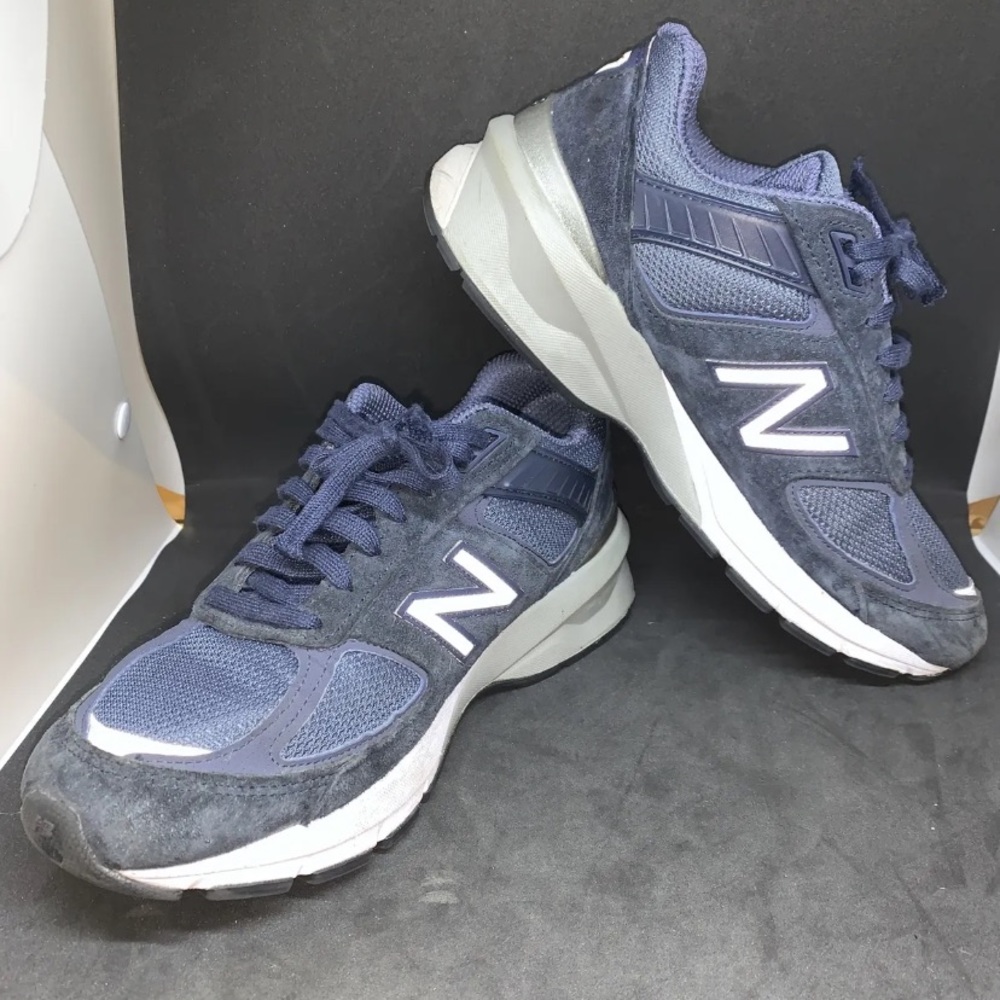 New Balance 990 Blue Navy Running Walking Shoes W990NV5 Womens Size 8.5 B